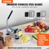 VEVOR French Fry Cutter, Potato Slicer with 1/2-Inch and 3/8-Inch Stainless Steel Blades, Manual Potato Cutter Chopper with Suction Cups