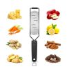 Large Grater Shaver Stainless Steel Blade with Ergonomic Non-Stick Handle for Parmesan Cheese, Chocolates